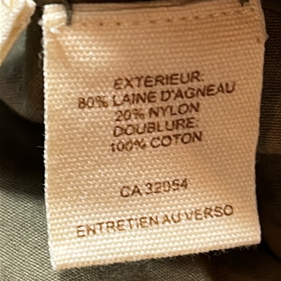 Free People brown Princess Toggle CableKnit Lambswool nylon Sweater Coat jacket - Picture 14 of 16